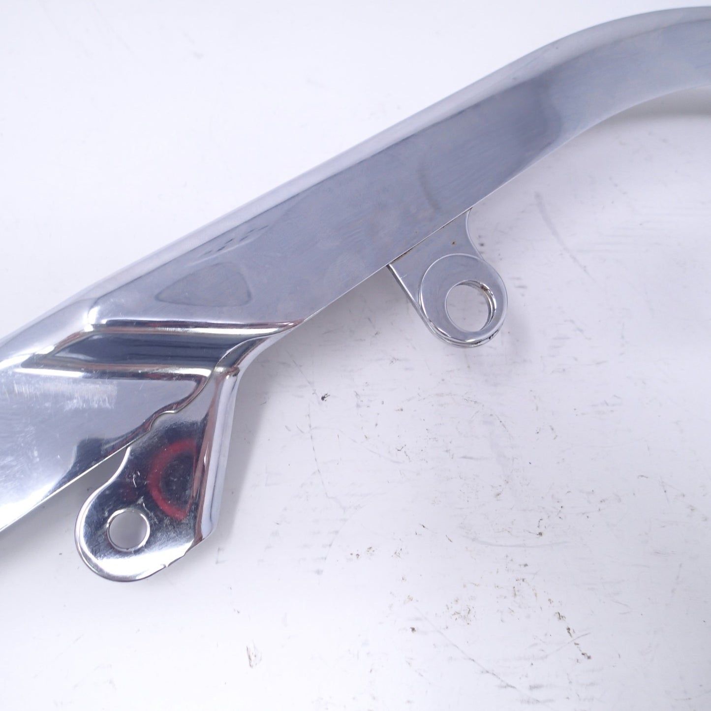 2012 Harley FLSTSE3 CVO Softail upper Belt Cover Guard 60867-08 USED DENT