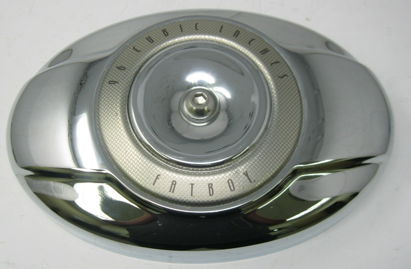 Harley Davidson OEM FLSTF FATBOY 96 CI Chrome Air Cleaner Cover & Bolt 29121-07