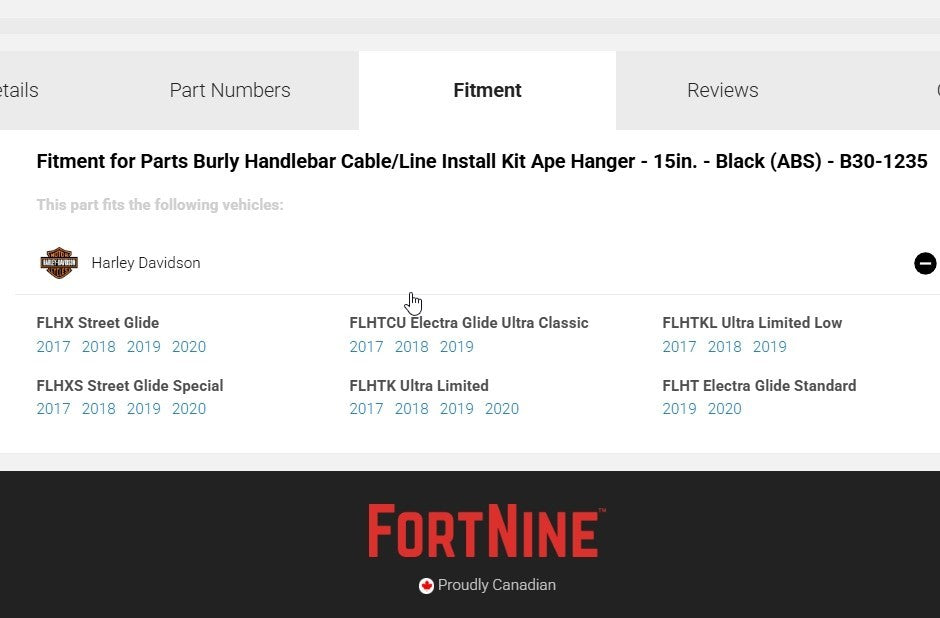 Burly Brand B30-1235 Brake And Cable Control Kit Bagger Ape 15" Black ABS