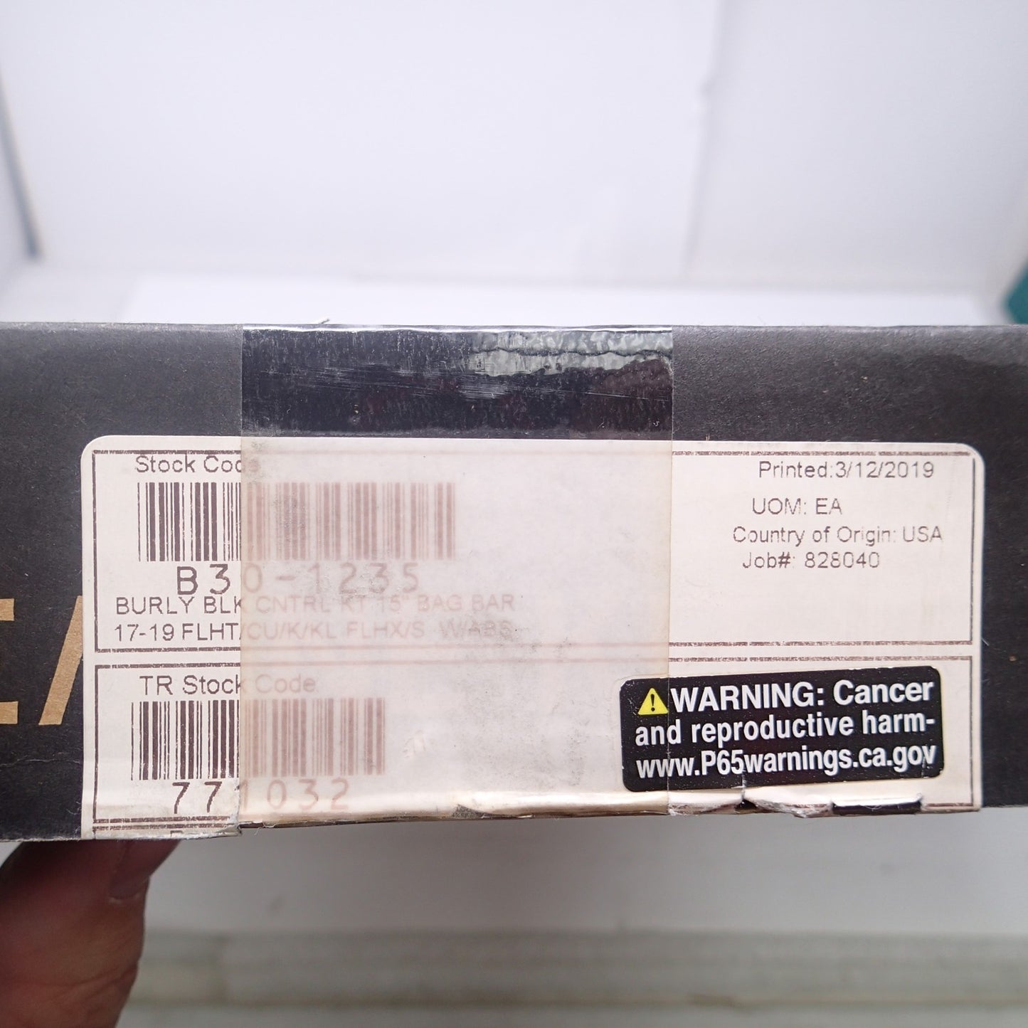 Burly Brand B30-1235 Brake And Cable Control Kit Bagger Ape 15" Black ABS