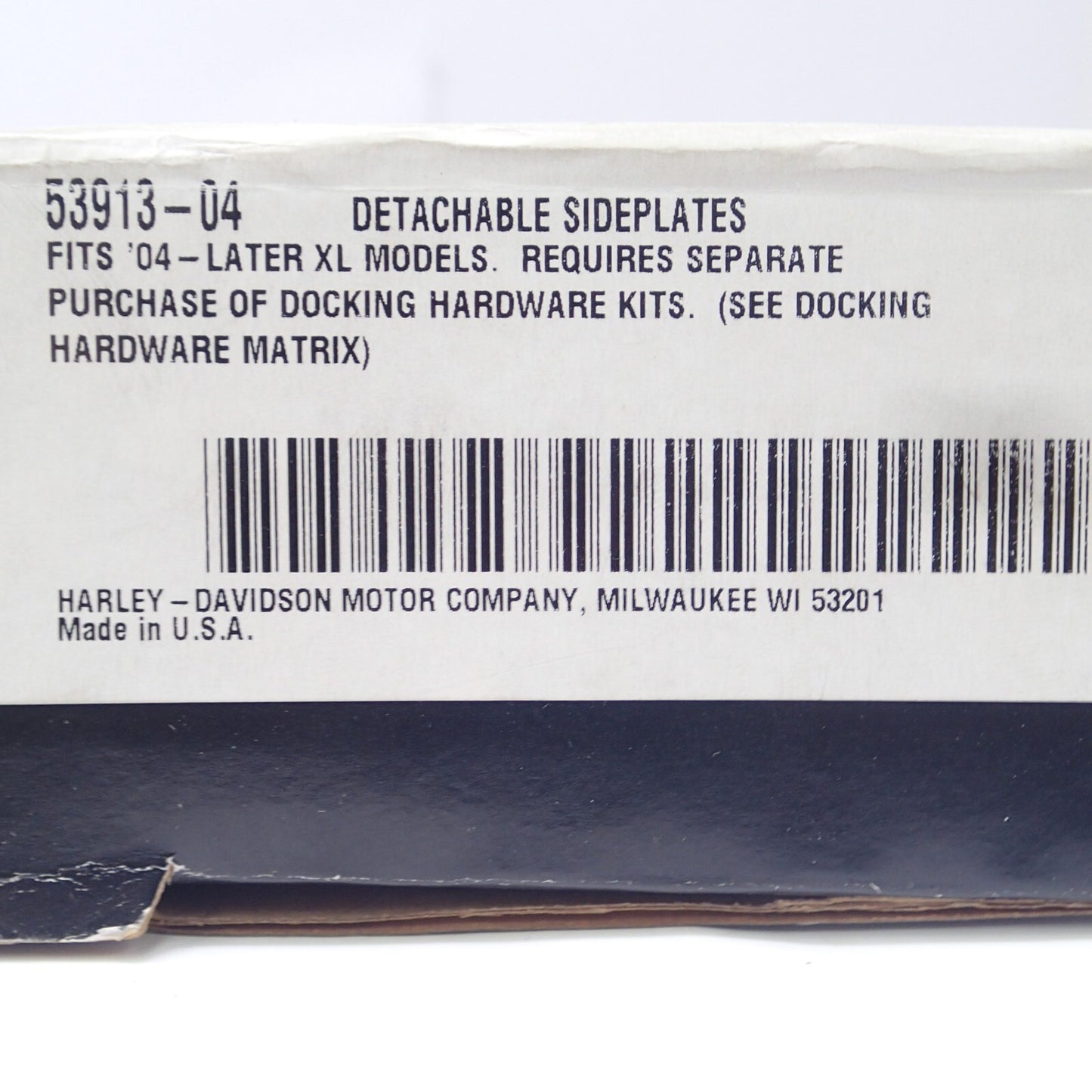 Harley  Davidson Detachable Chrome Sideplates - New - 53913-04