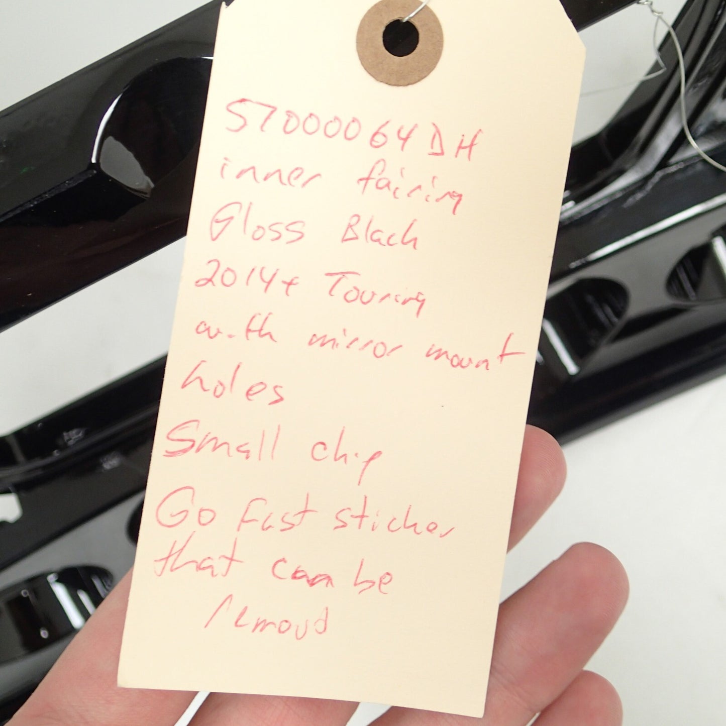 Genuine 14-23 OEM Harley Touring Front Inner Fairing Batwing Fairing 57000064DH