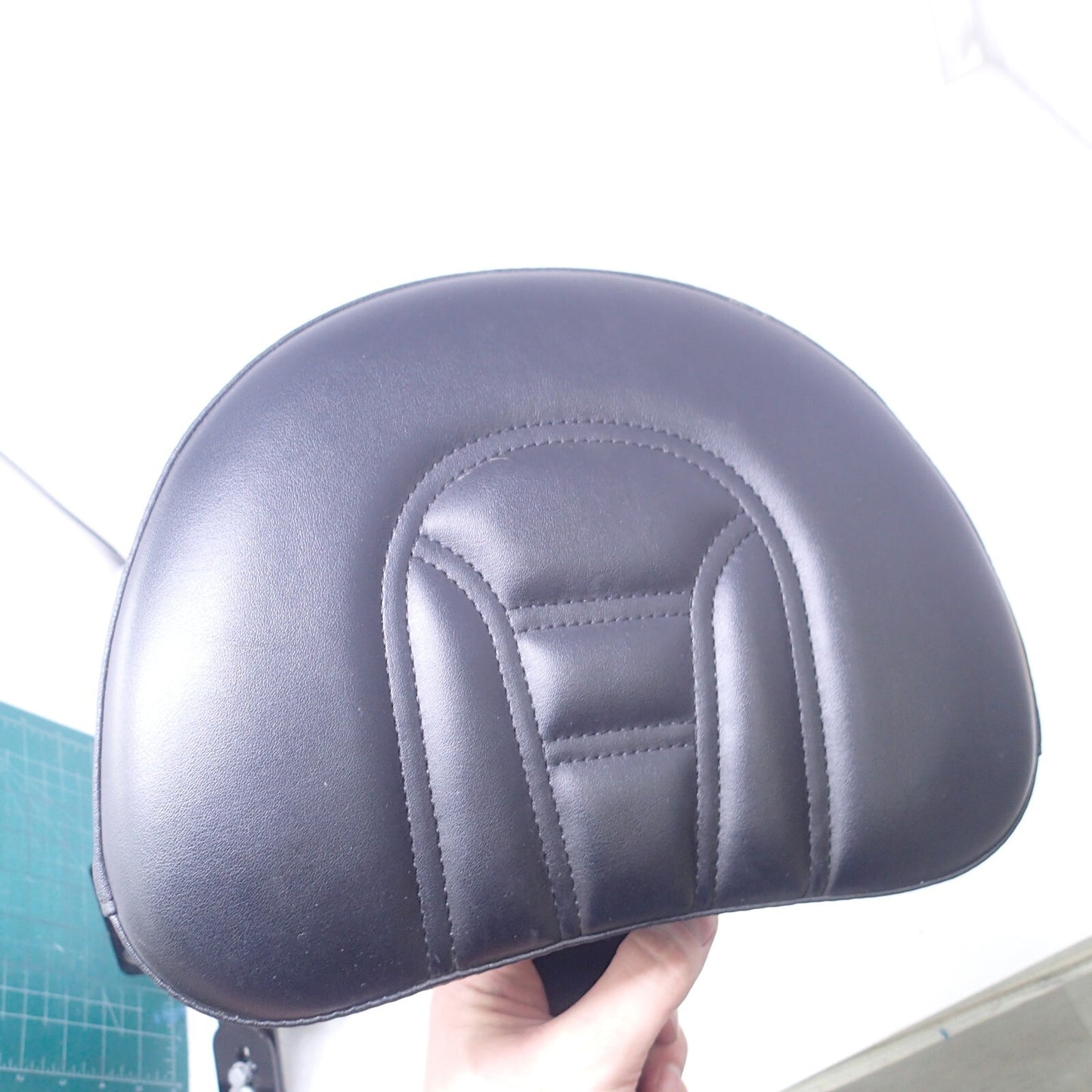 Adjustable Plug-In Driver Rider Backrest For 97-23 Harley Touring