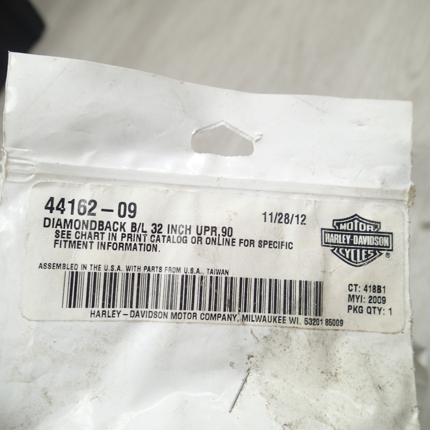 NEW Harley-Davidson Brake Line Kit Part Number 44162-09