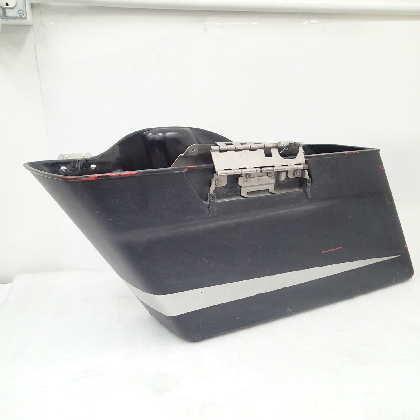 97-13 OEM Harley-Davidson Left Side Touring Saddlebag Bottom Black Denim For Par