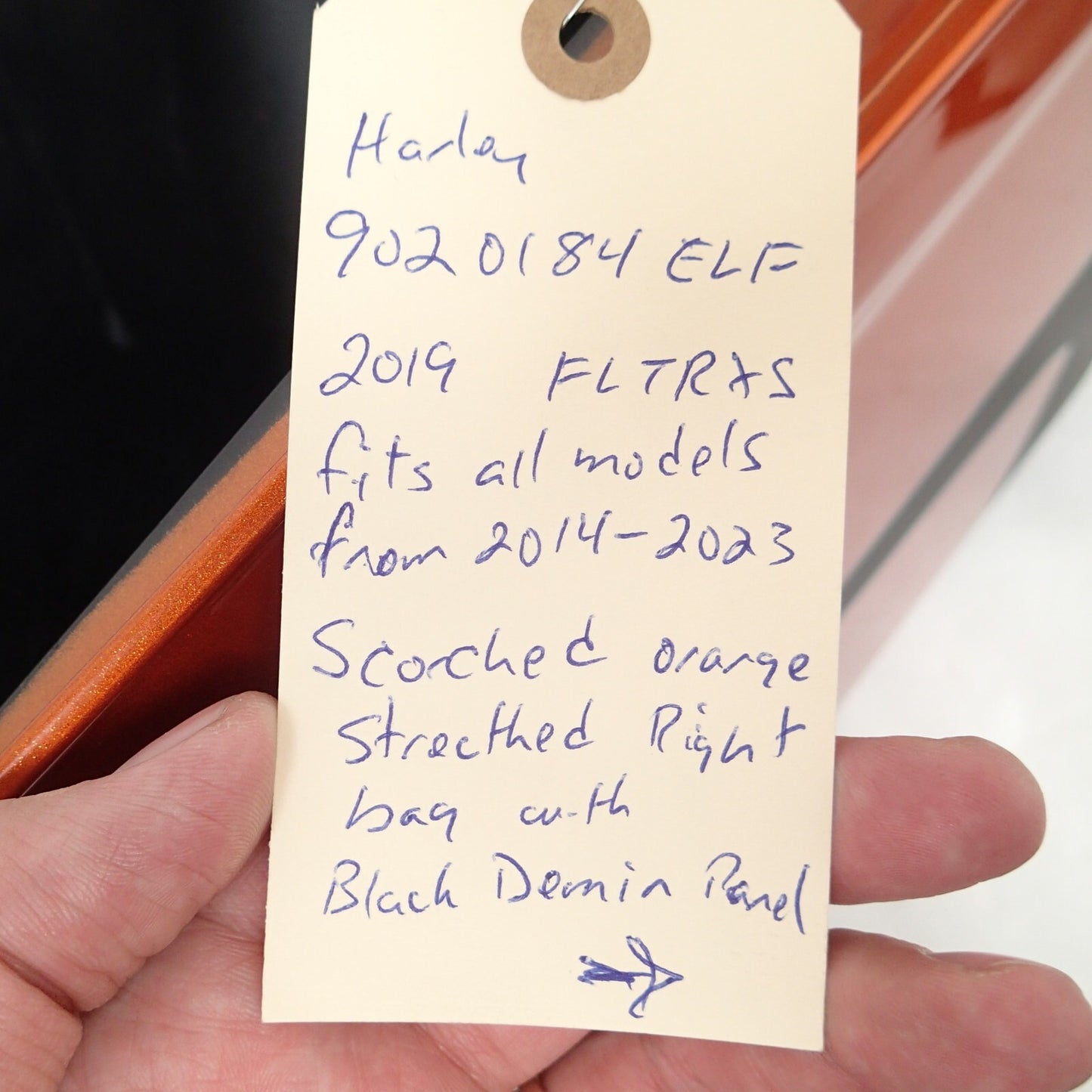 '14 UP HARLEY DAVIDSON TOURING RIGHT SADDLEBAG BOTTOM Scorched Orange 9020184ELF