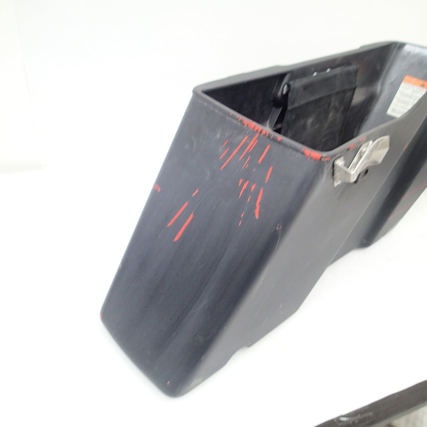 97-13 OEM Harley-Davidson Left Side Touring Saddlebag Bottom Black Denim For Par