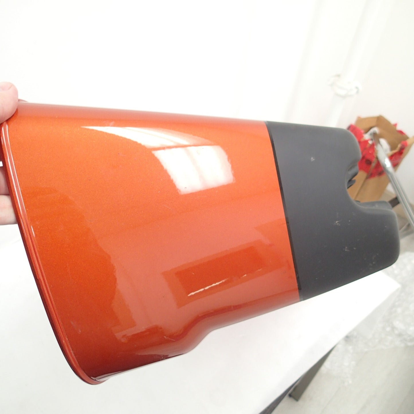 '14 UP HARLEY DAVIDSON TOURING RIGHT SADDLEBAG BOTTOM Scorched Orange 9020184ELF