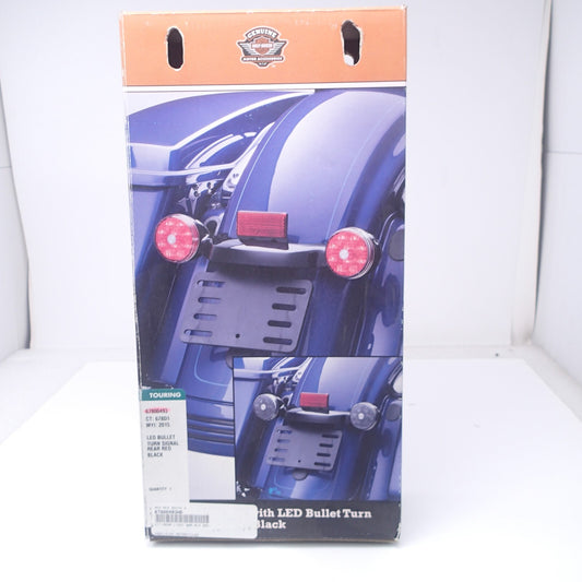 Harley  14-Later Touring LED Bullet Red Turn Signals Light Bar 67800493 - NEW