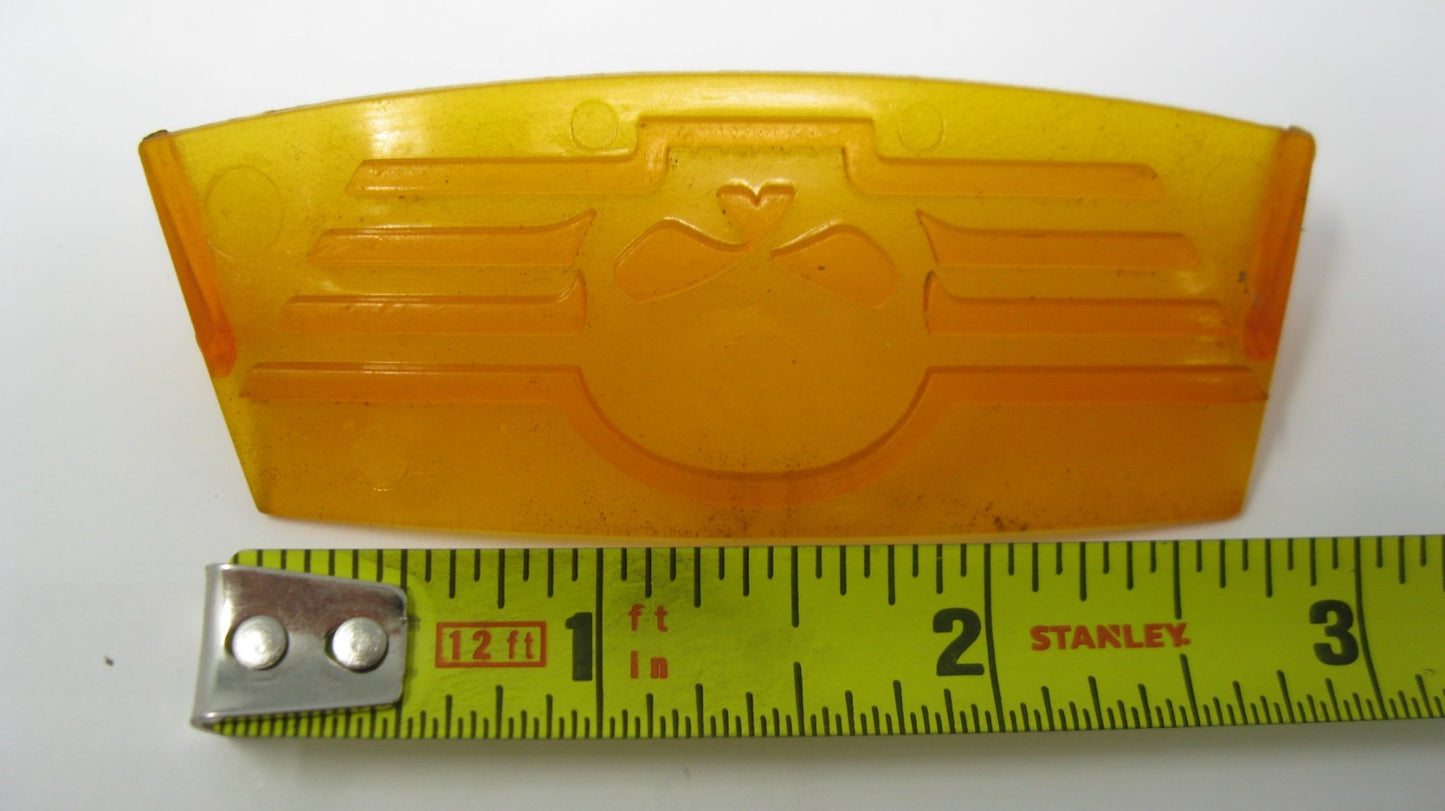 Unbranded Curved Skull Amber Fender Tip Lens (Unknown Fitment)