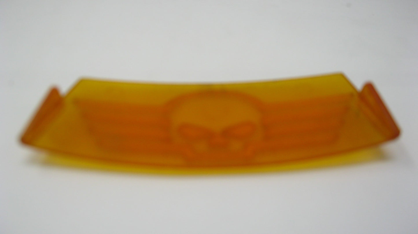 Unbranded Curved Skull Amber Fender Tip Lens (Unknown Fitment)