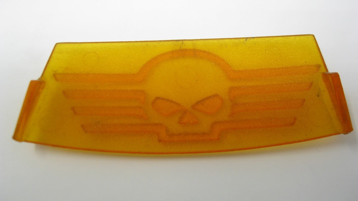 Unbranded Curved Skull Amber Fender Tip Lens (Unknown Fitment)