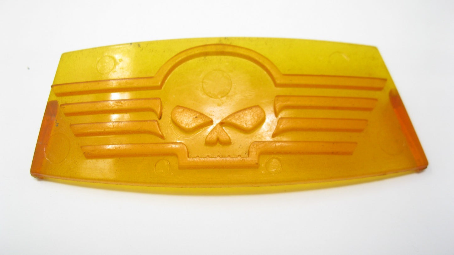 Unbranded Curved Skull Amber Fender Tip Lens (Unknown Fitment)