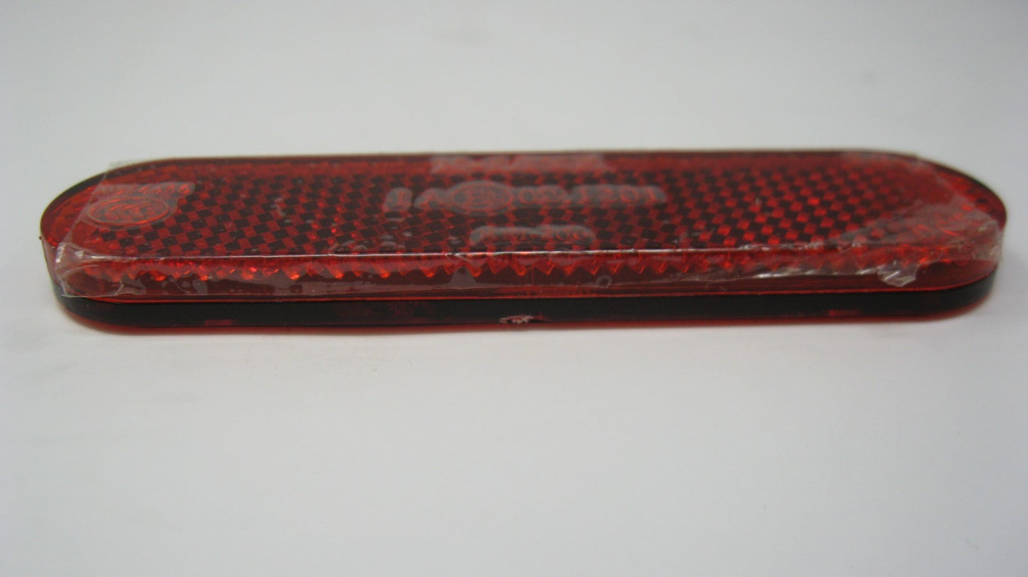 K-Lite 3.75" x 7/8" Motorcycle Reflector marked KM-200 (Unknown Fitment)