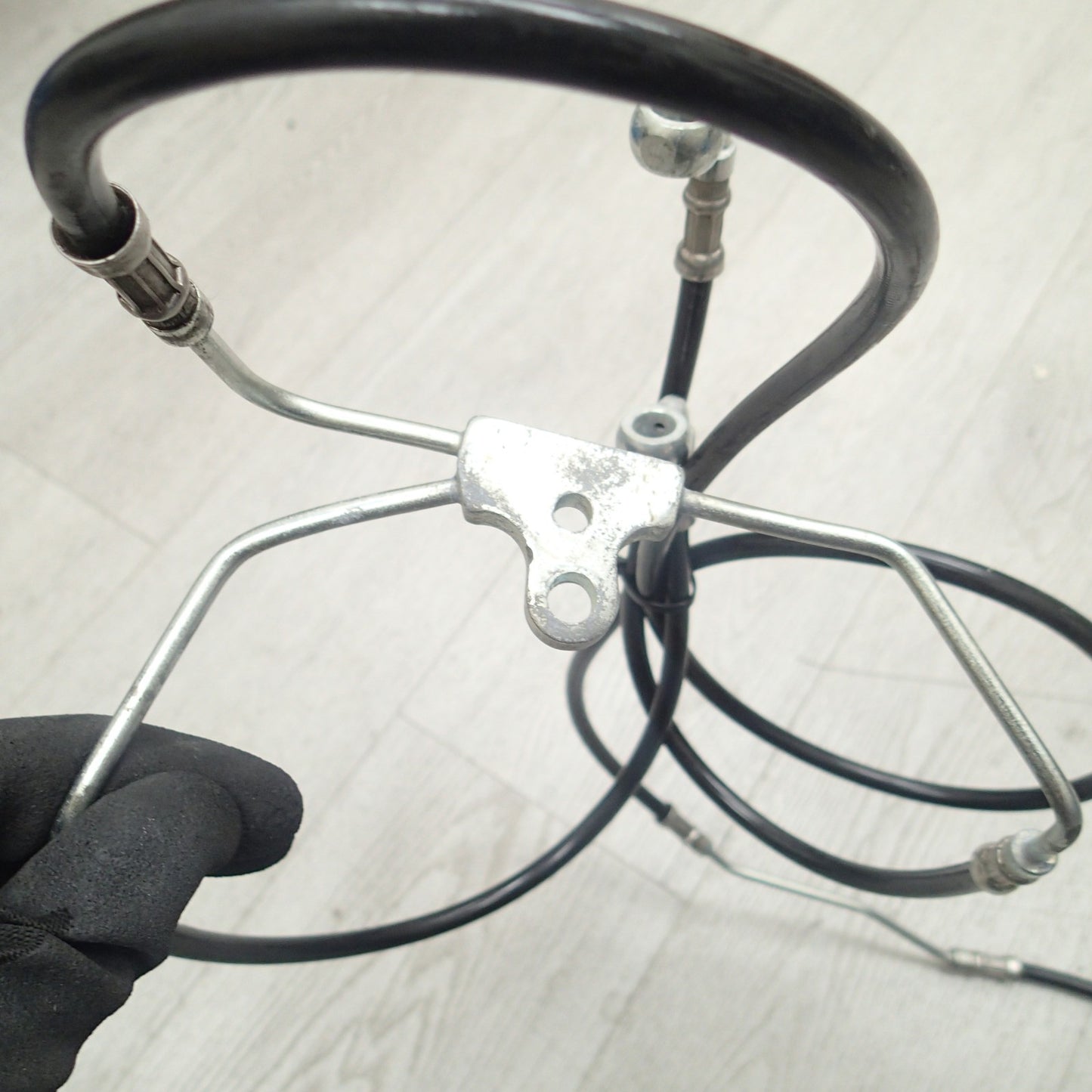 09-13 Harley Touring Electra Road King Front Brake Lines ABS To Master  40612-09