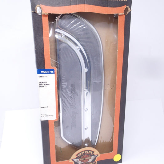 Harley Ironside Rider Footboard Inserts New - 50968-07
