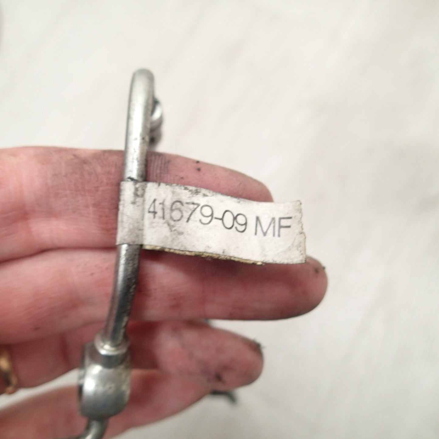 HARLEY OEM TOURING ELECTRA STREET GLIDE ABS UPPER FRONT BRAKE LINE 41679-09 61''