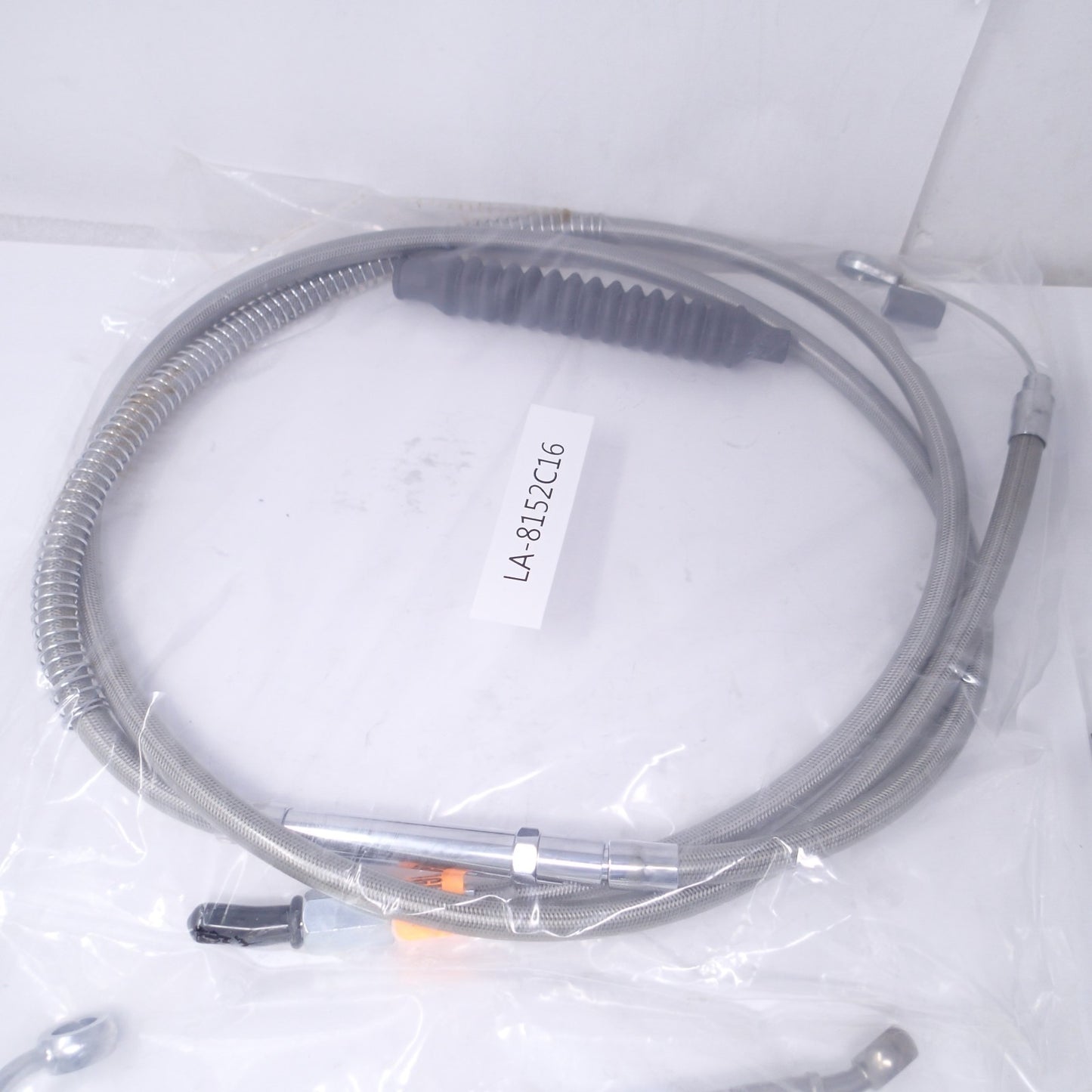 Motorcycle La Chopper Braided Stainless Cable Kit 0662-0494 LA-8152KT2-16
