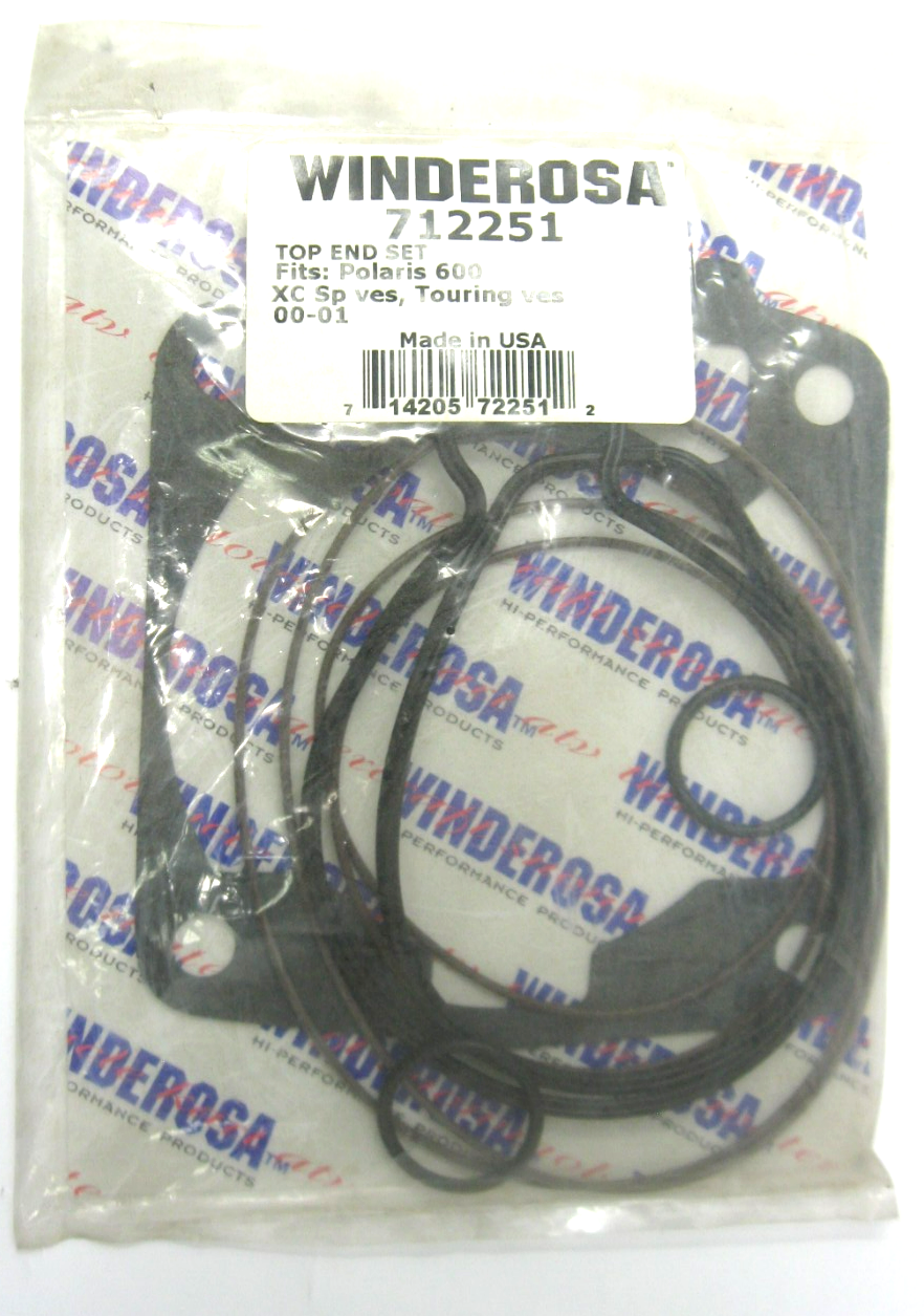 PARTIAL Top End Set of Winderosa Gaskets for Polaris 600 XC, SP, Ves 712251