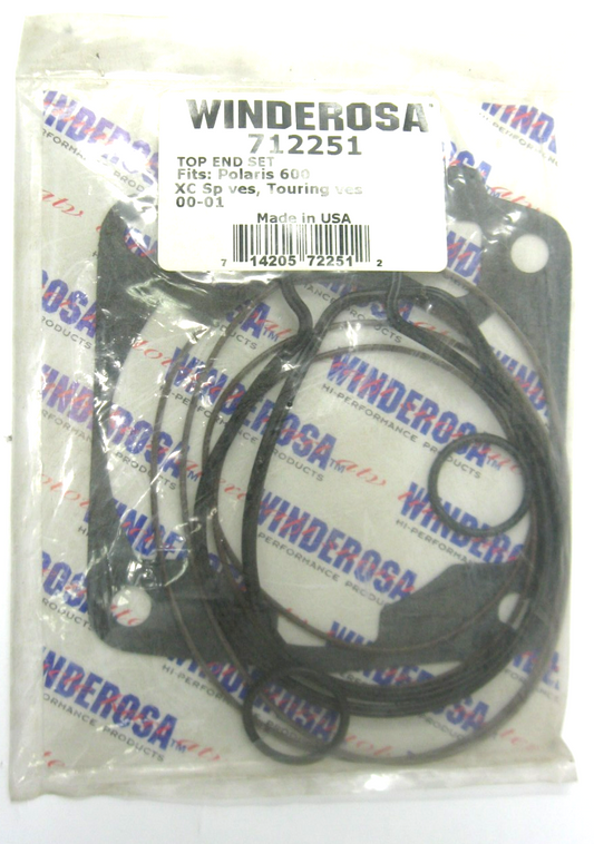 PARTIAL Top End Set of Winderosa Gaskets for Polaris 600 XC, SP, Ves 712251