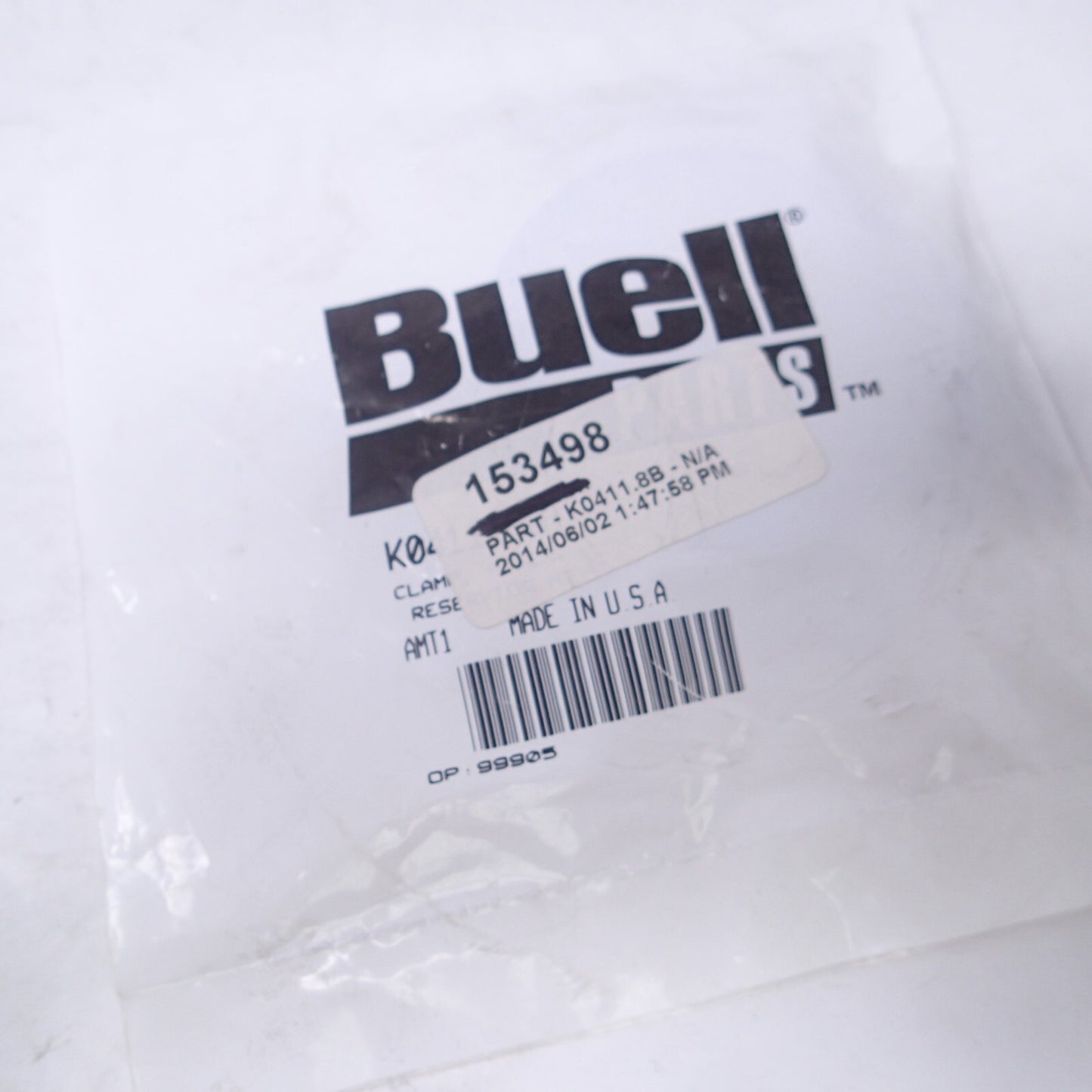 K0411.8B Buell CLAMP, SHOCK RESERVIOR MOUNT