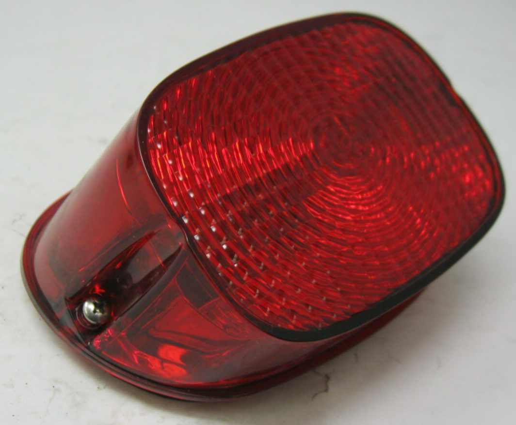 Harley-Davidson OEM Tail Light with Solid Red Lens (No Bulb or Socket) 68368-03