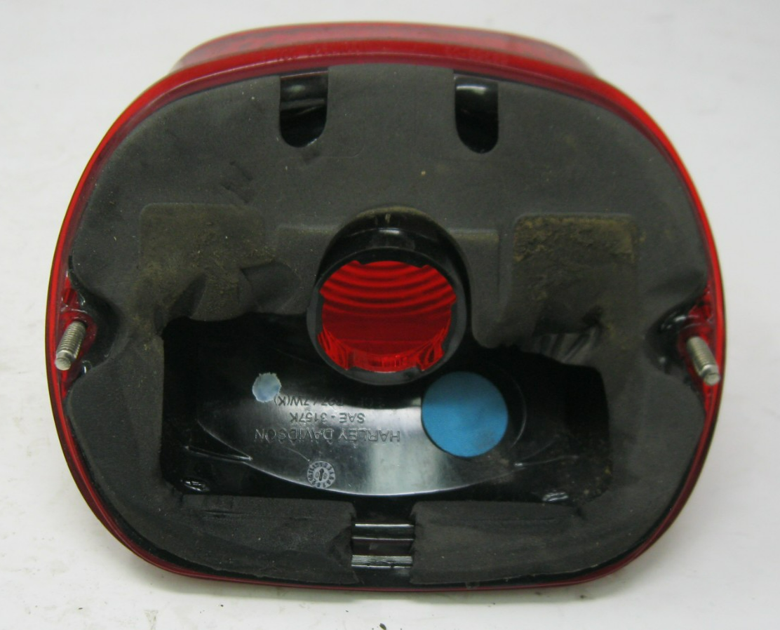 Harley-Davidson OEM Tail Light with Solid Red Lens (No Bulb or Socket) 68368-03
