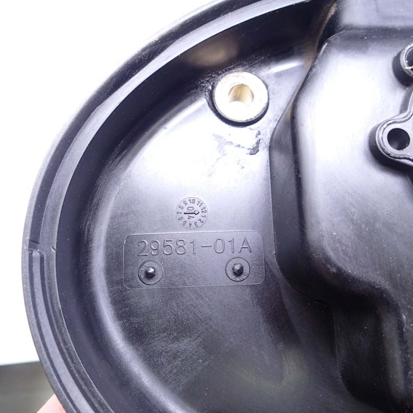 Harley Davidson Electra Glide Softail OEM Air Filter Cleaner Case Backplate