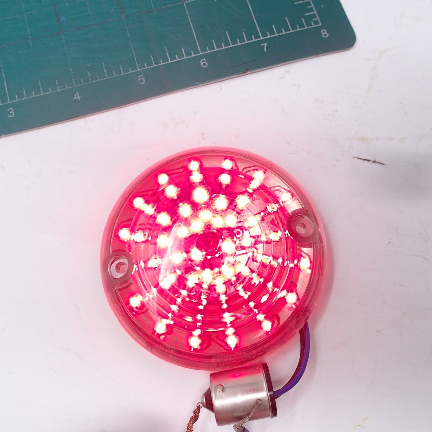 1156 3" (2 3/4" Inner Housing) Red LED Signal Light