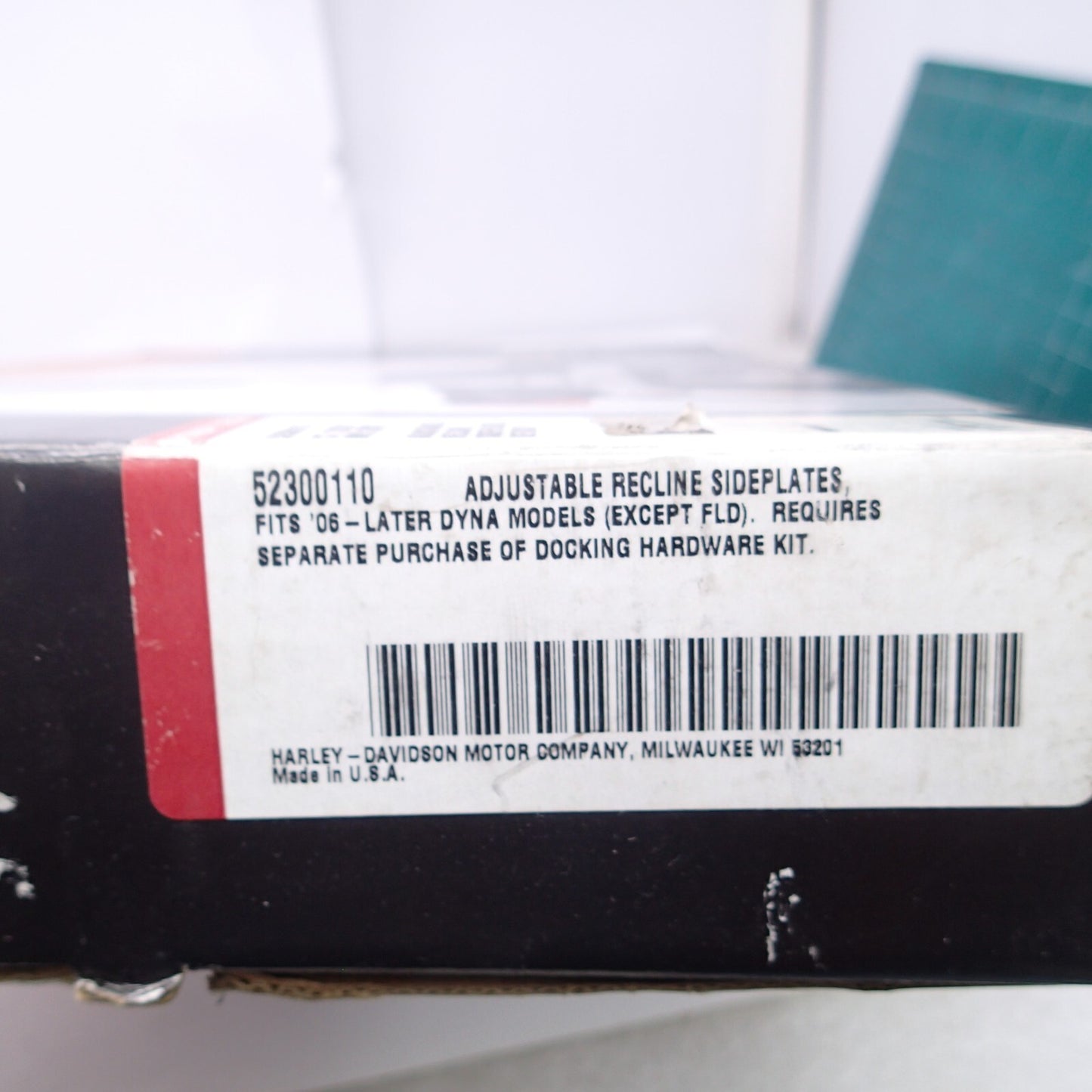 New Genuine Harley '06 & Up Dyna Chrome Adjustable Recline Side Plates 52300110