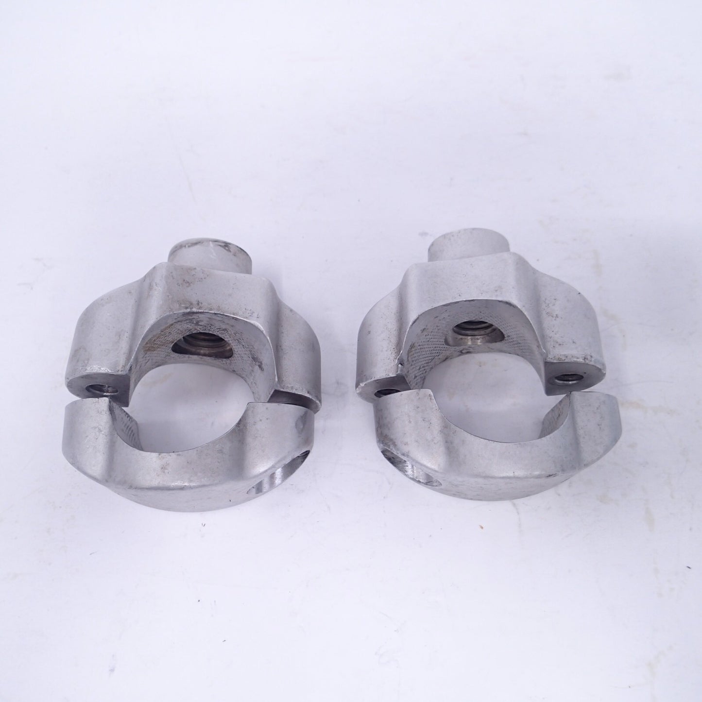 Harley Davidson 1 1/4'' Handlebar Riser Mount Bracket Clamps #1