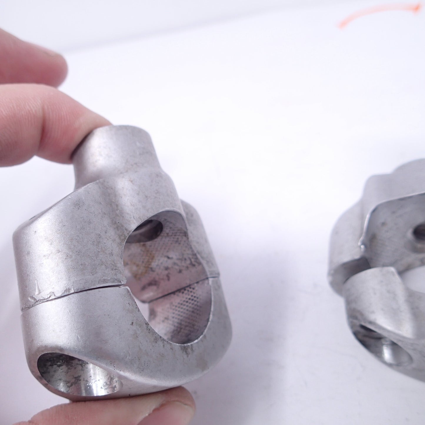 Harley Davidson 1 1/4'' Handlebar Riser Mount Bracket Clamps #1