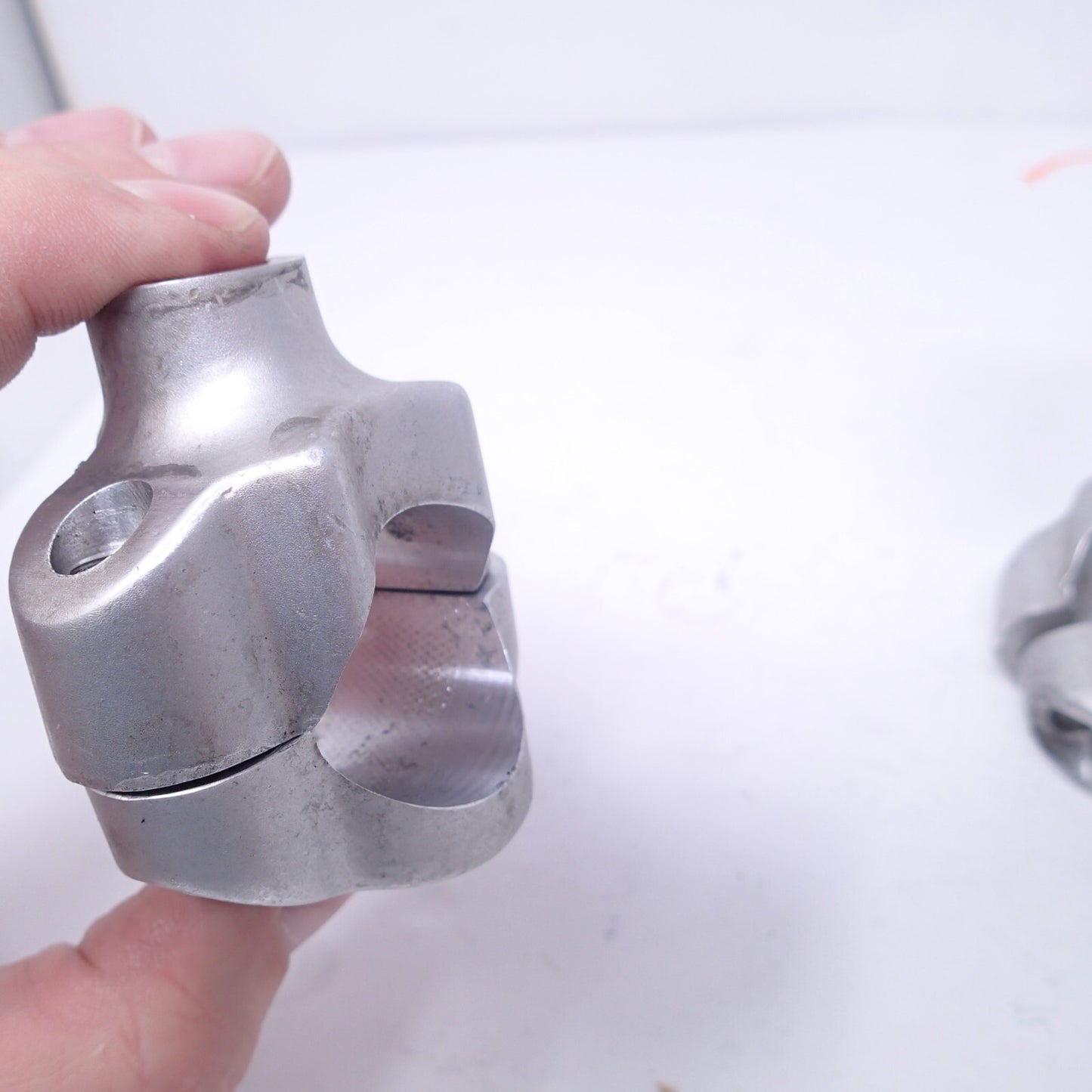 Harley Davidson 1 1/4'' Handlebar Riser Mount Bracket Clamps #1