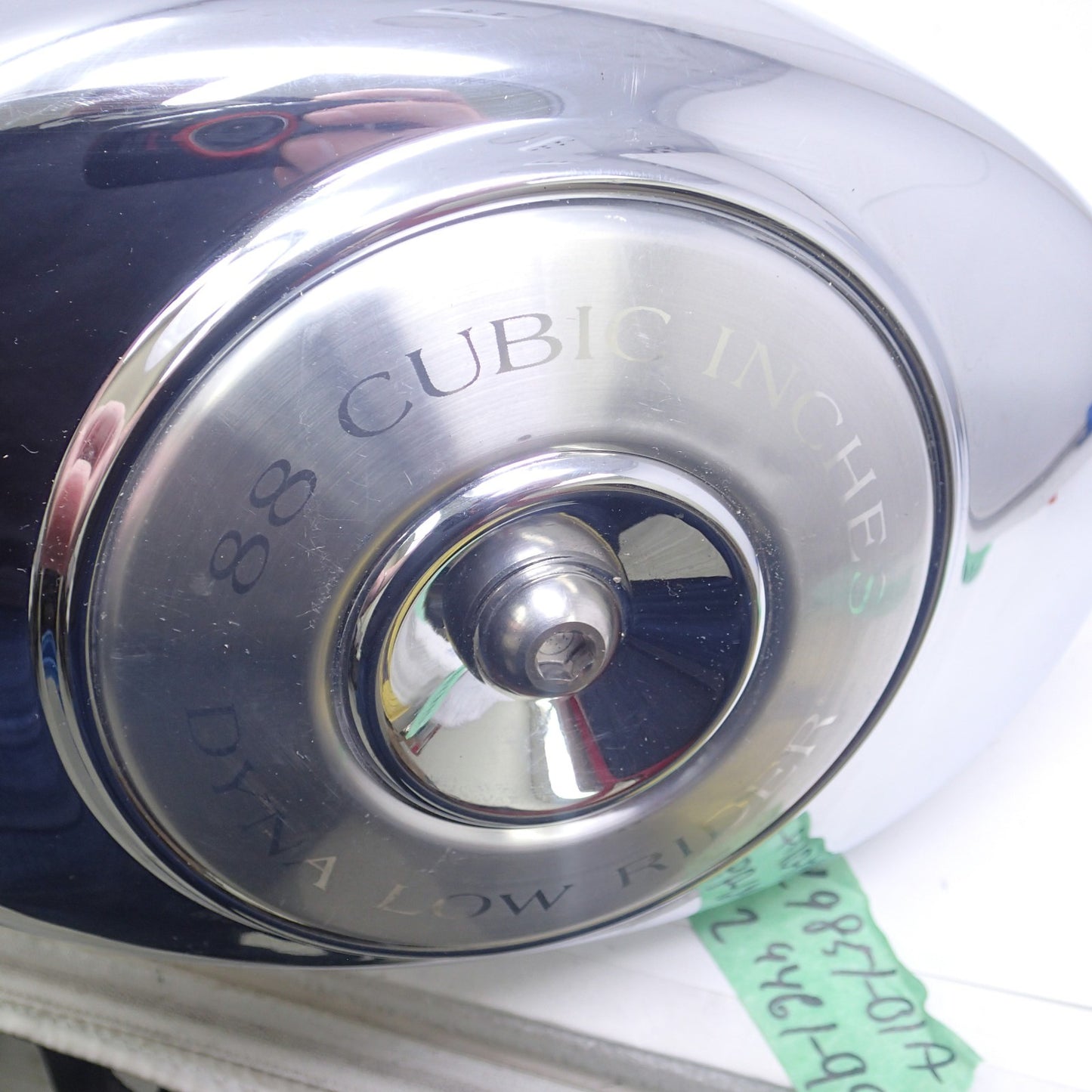 29121-01 Harley Chrome Oval Air Cleaner Cover Fat Boy 1999-2005 FX/FL Dyna