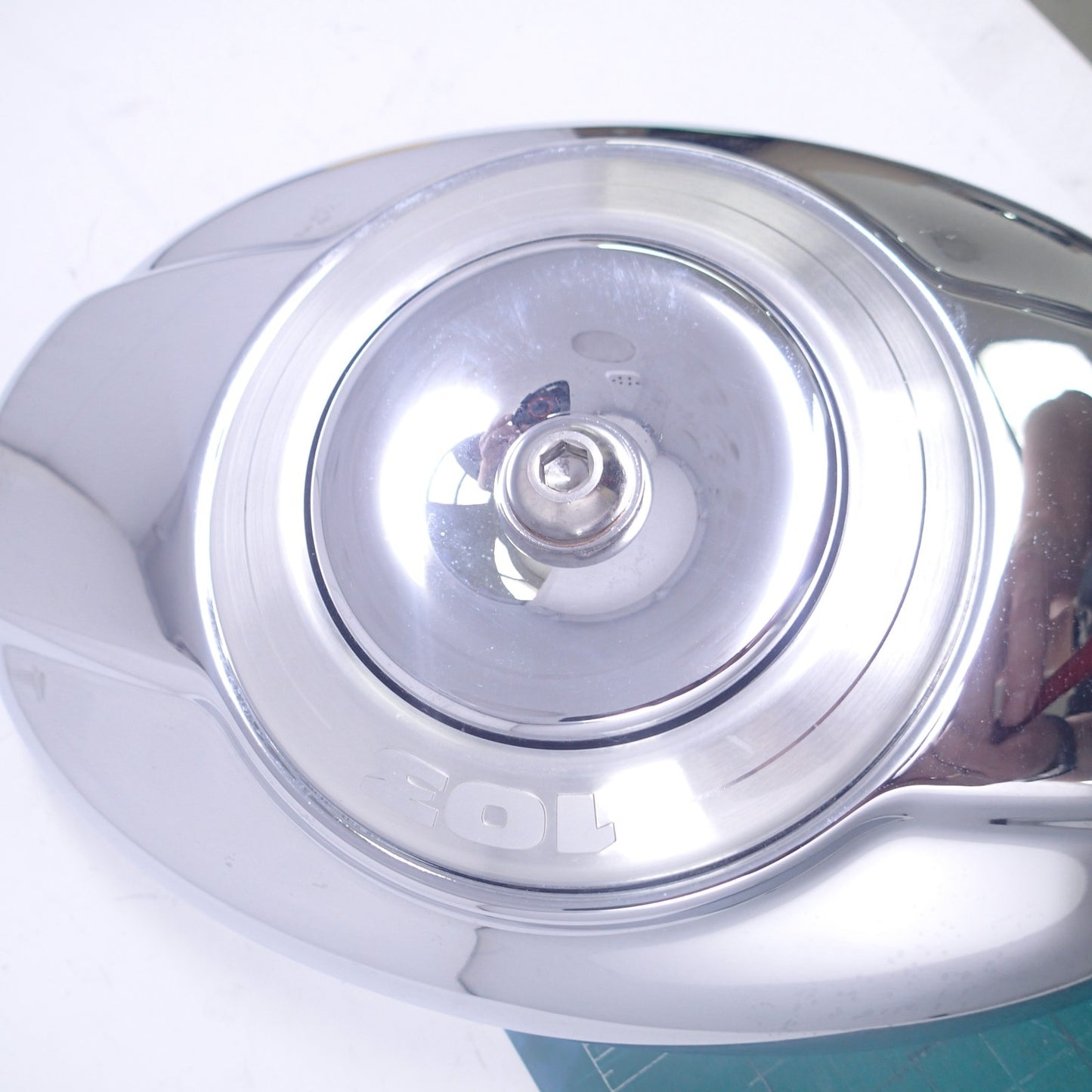 HARLEY DAVIDSON CHROME 103 AIR CLEANER COVER 29121-07 + SCREW