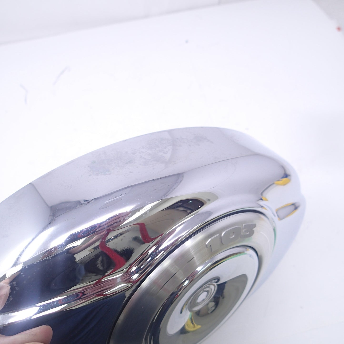 HARLEY DAVIDSON CHROME 103 AIR CLEANER COVER 29121-07 + SCREW