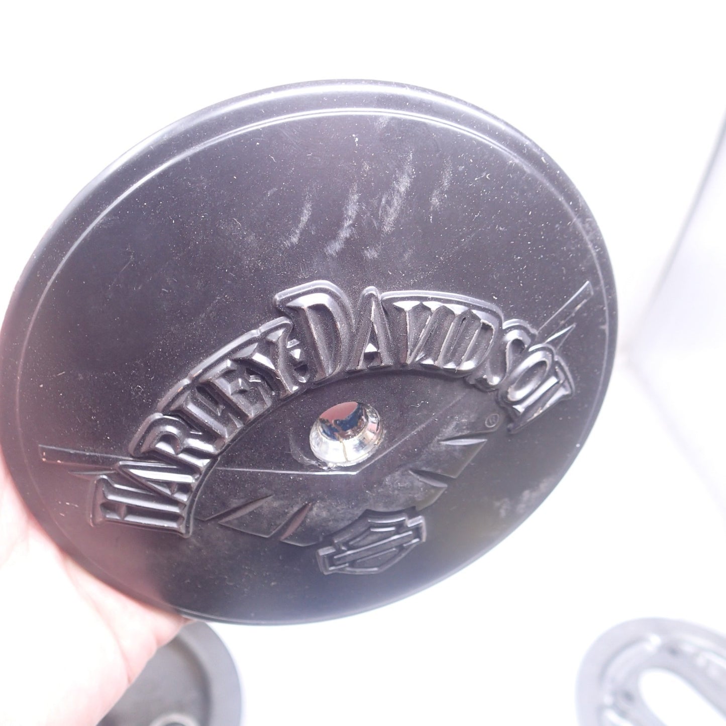 85-06 Harley Touring OEM Derby Cover  PLASTIC not metal