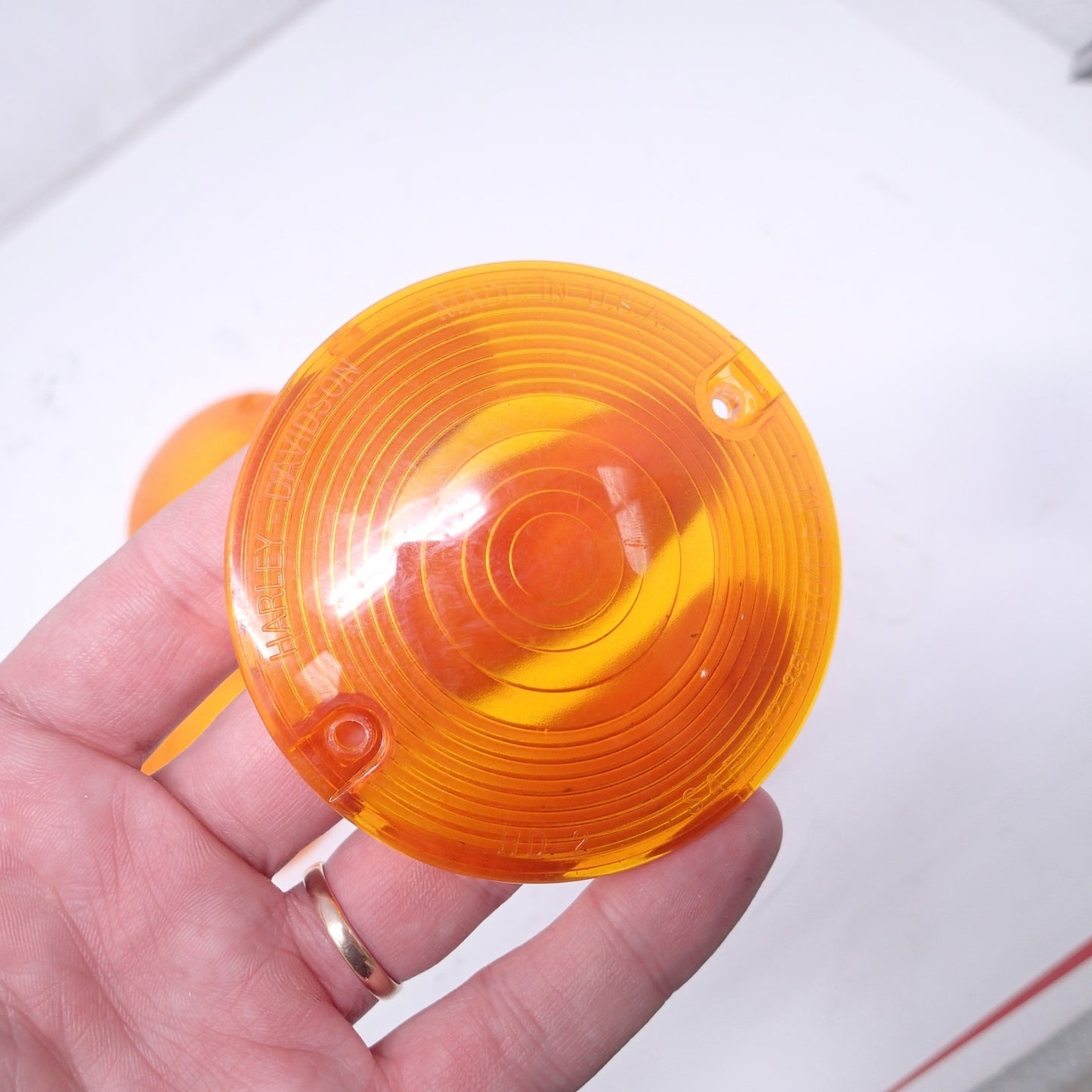 Harley-Davidson OEM USED 86-24 Touring Amber Turn Signal Lens (3 PacK) 68440-86