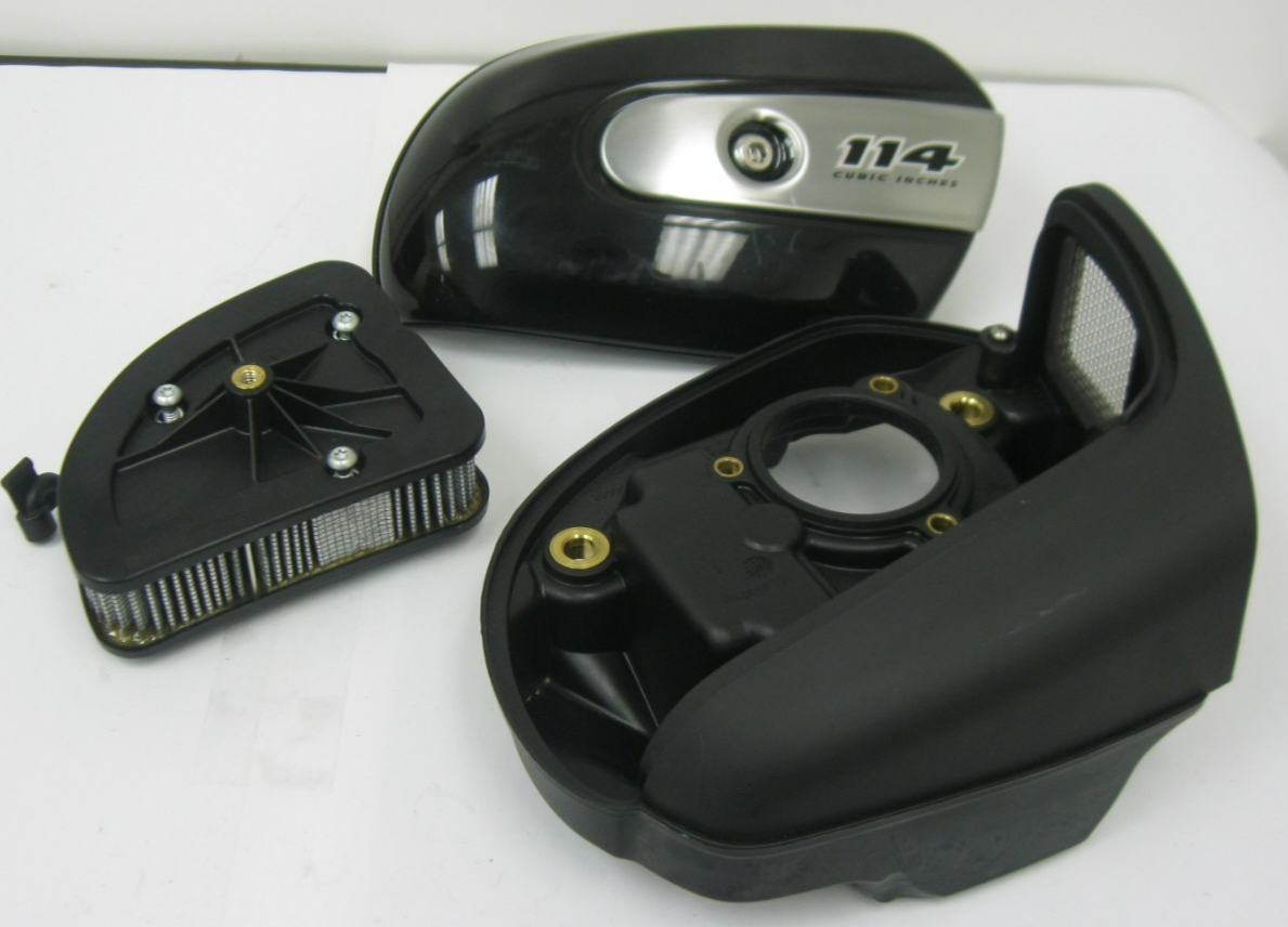 USED Harley-Davidson OEM Touring 114 CI Black Air Cleaner M8 Air Cleaner Assy