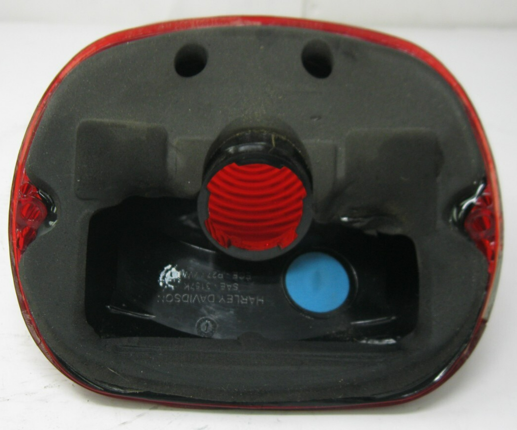 Harley-Davidson OEM 05-24 Tail Light Lens with Clear Lic. Plate Insert  68140-04