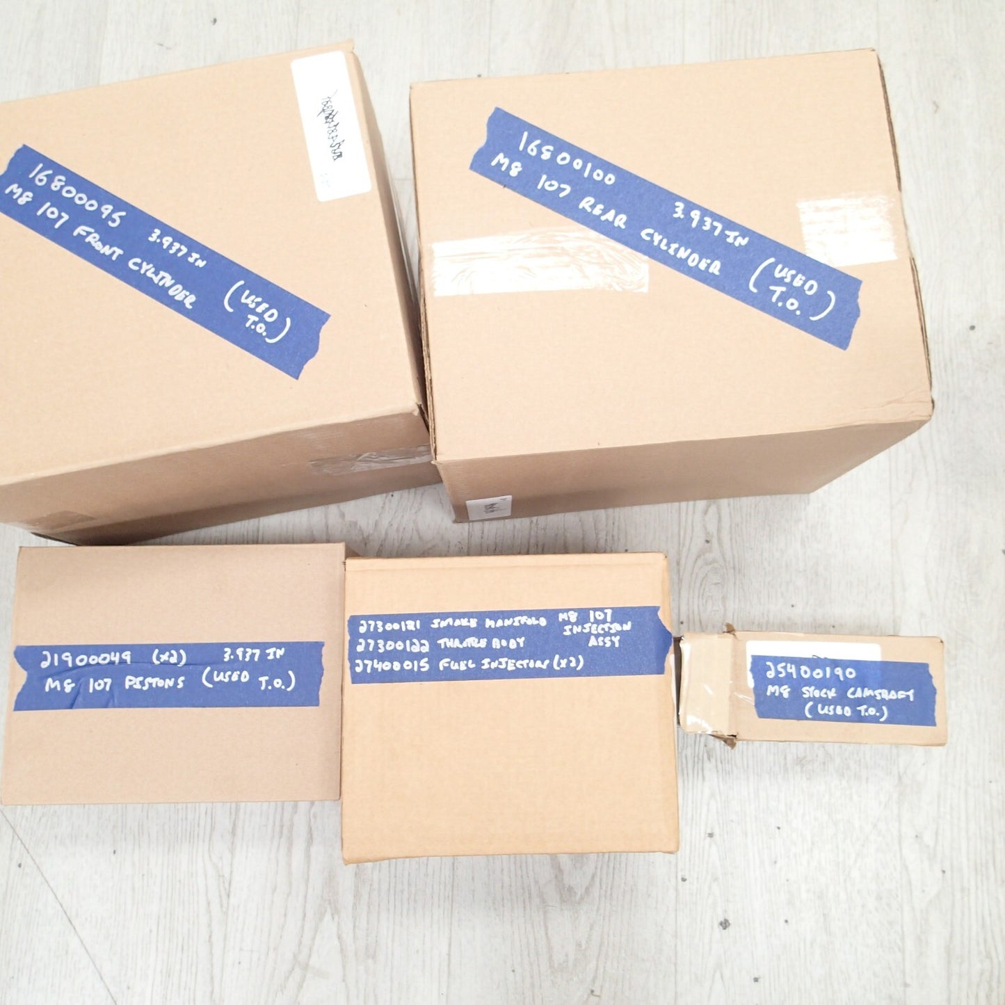 2018 Harley FLHC Softail Heritage Cylinder 107+ Piston Set camshaft M8 16800095