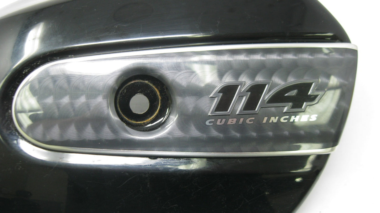 Harley-Davidson 18-23 Touring Black Air Cleaner Cover with 114 Badge 61300922