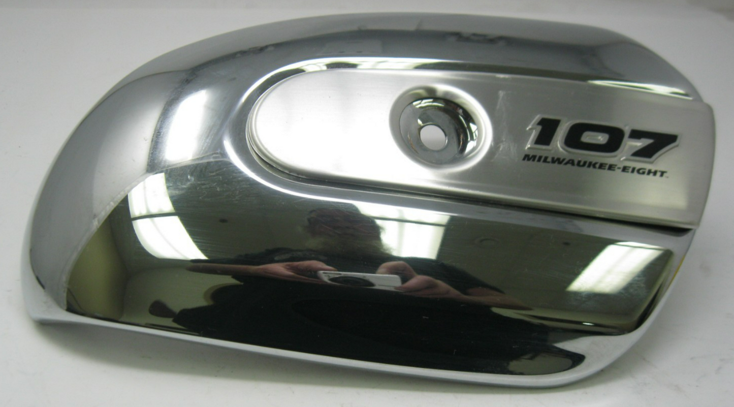 Harley-Davidson OEM 18-24 Air Cleaner Cover with SILVER 107 Badge 29000216