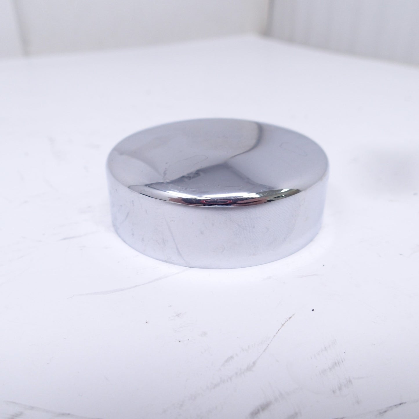 HARLEY DAVIDSON FXWG FXST STEERING STEM TRIPLE TREE CAP CHRM 45670-80 80 UP USED