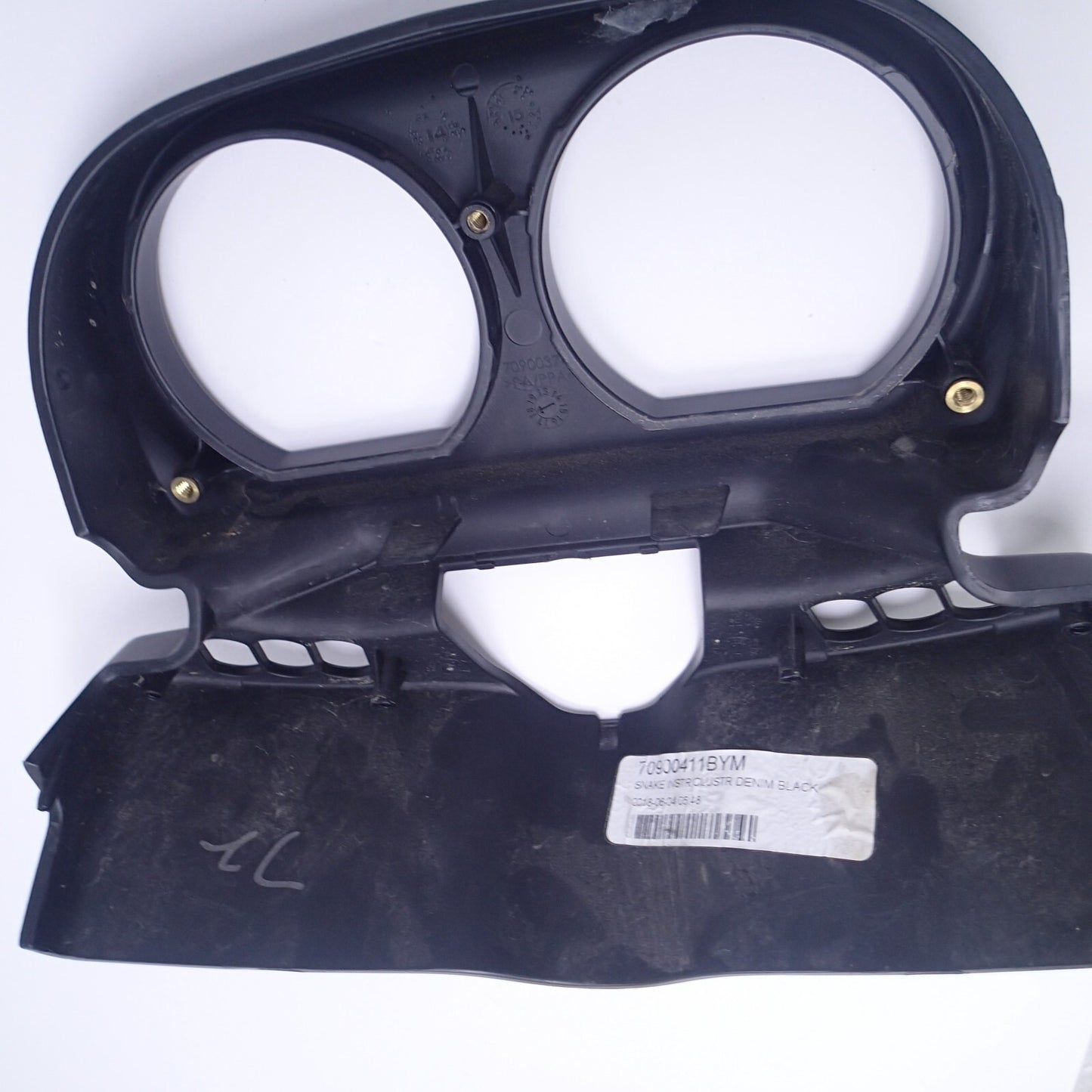 Black Matte Glide Speedometer Cluster Gauge Trim Panel Bezel 70900411BYM