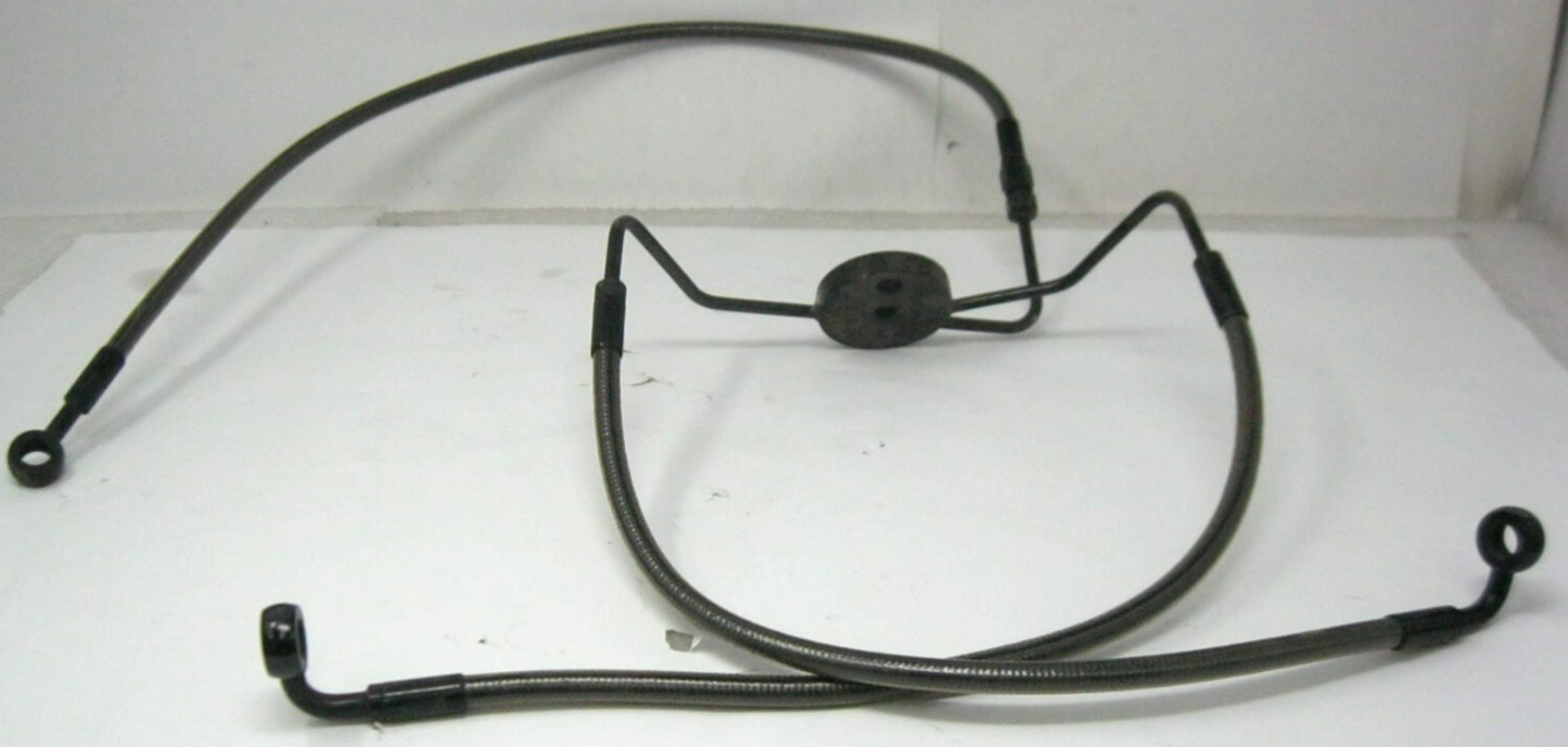 Magnum Braided Brake Line - Bottoms appx. 15' Top Appx. 24" (SEE FITMENT BELOW)