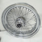 Harley Davidson 17" x4.5 Chrome Front Wheel Rim ( READ)! Need Replace HUB