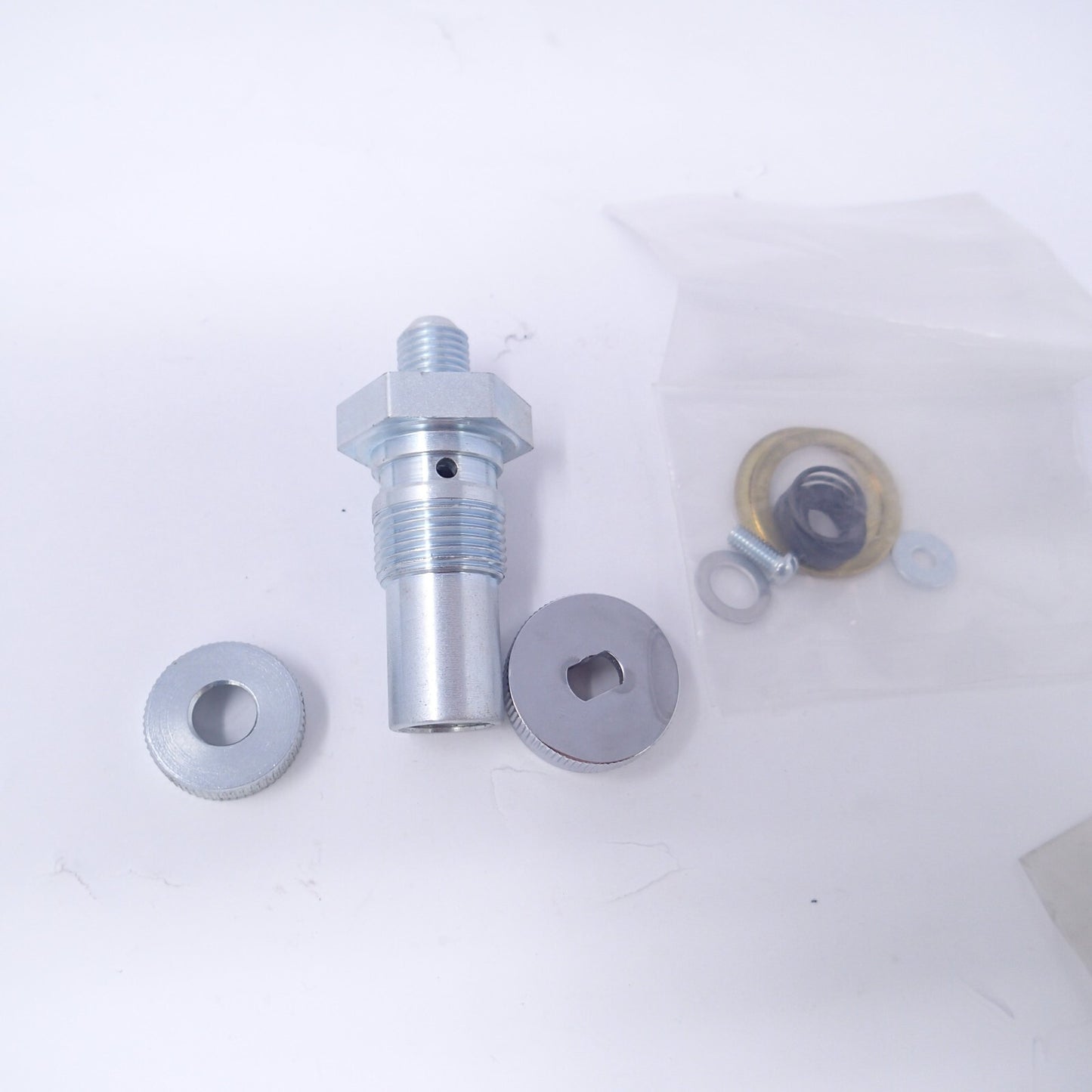 Harley Oil Tank Line Fitting Kit cadmium for  V-Twin 40-0370 (63500-50)