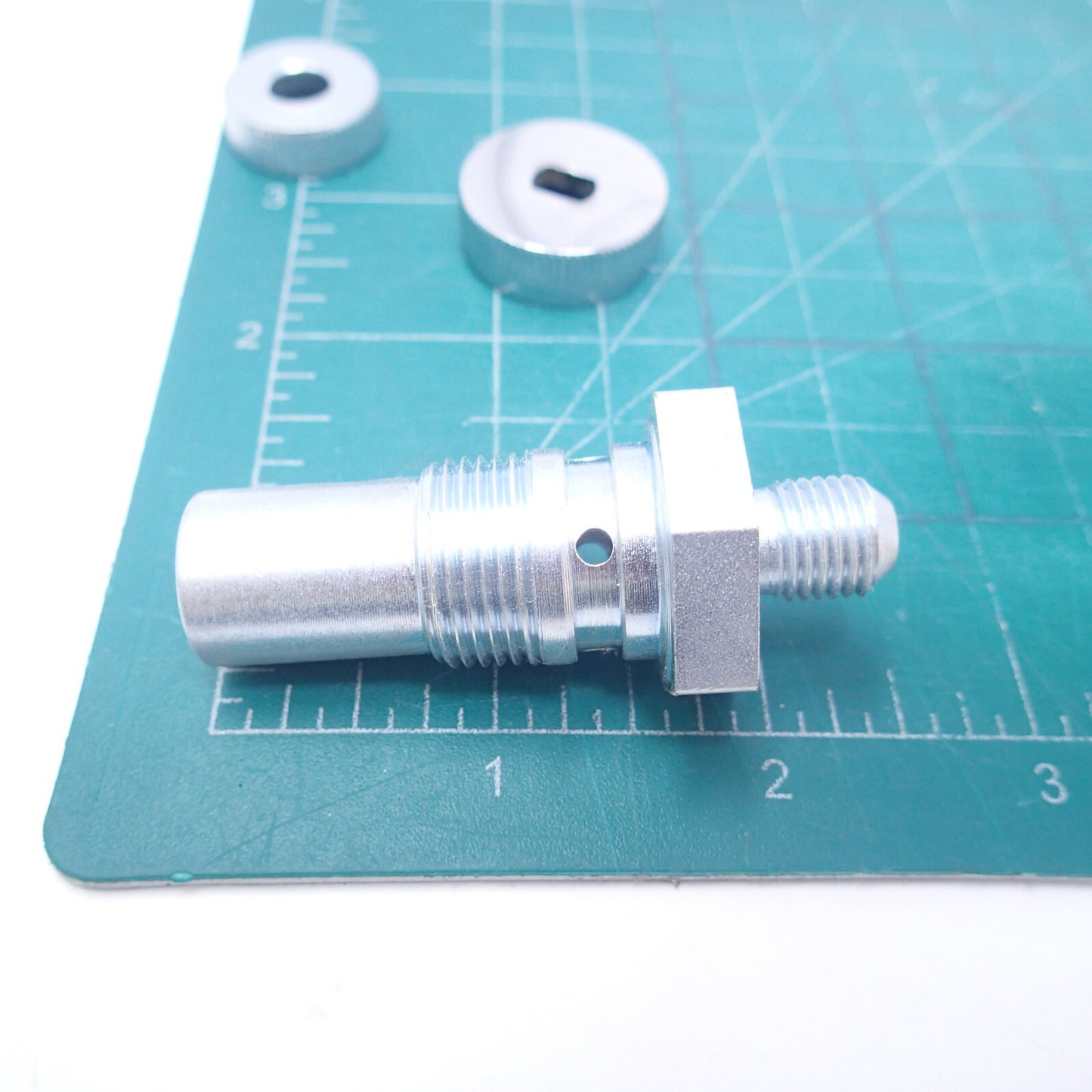 Harley Oil Tank Line Fitting Kit cadmium for  V-Twin 40-0370 (63500-50)