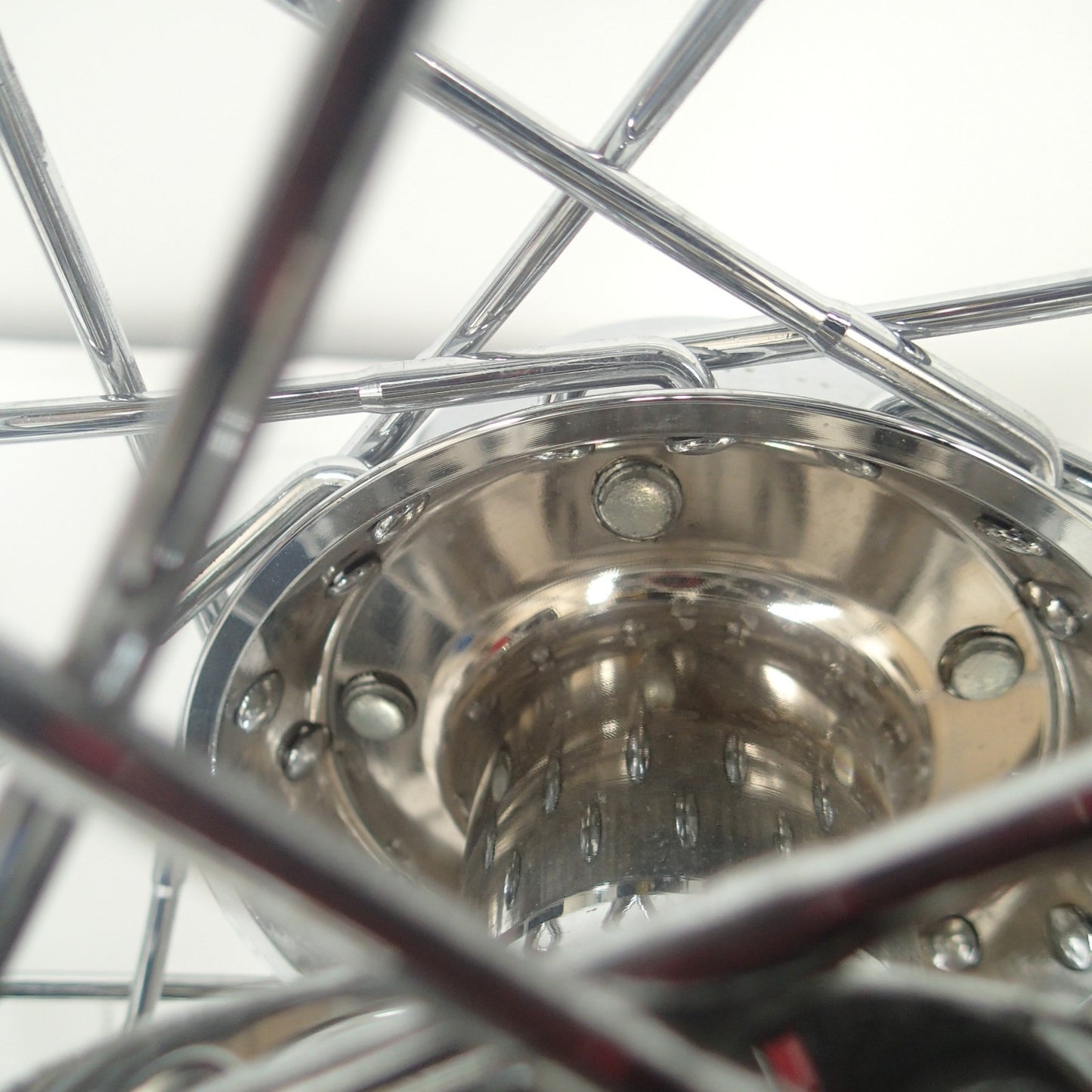 Harley Davidson 17" x4.5 Chrome Front Wheel Rim ( READ)! Need Replace HUB